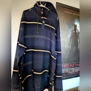 XXL Oversized  Baja styled pullover hoody from JETTY